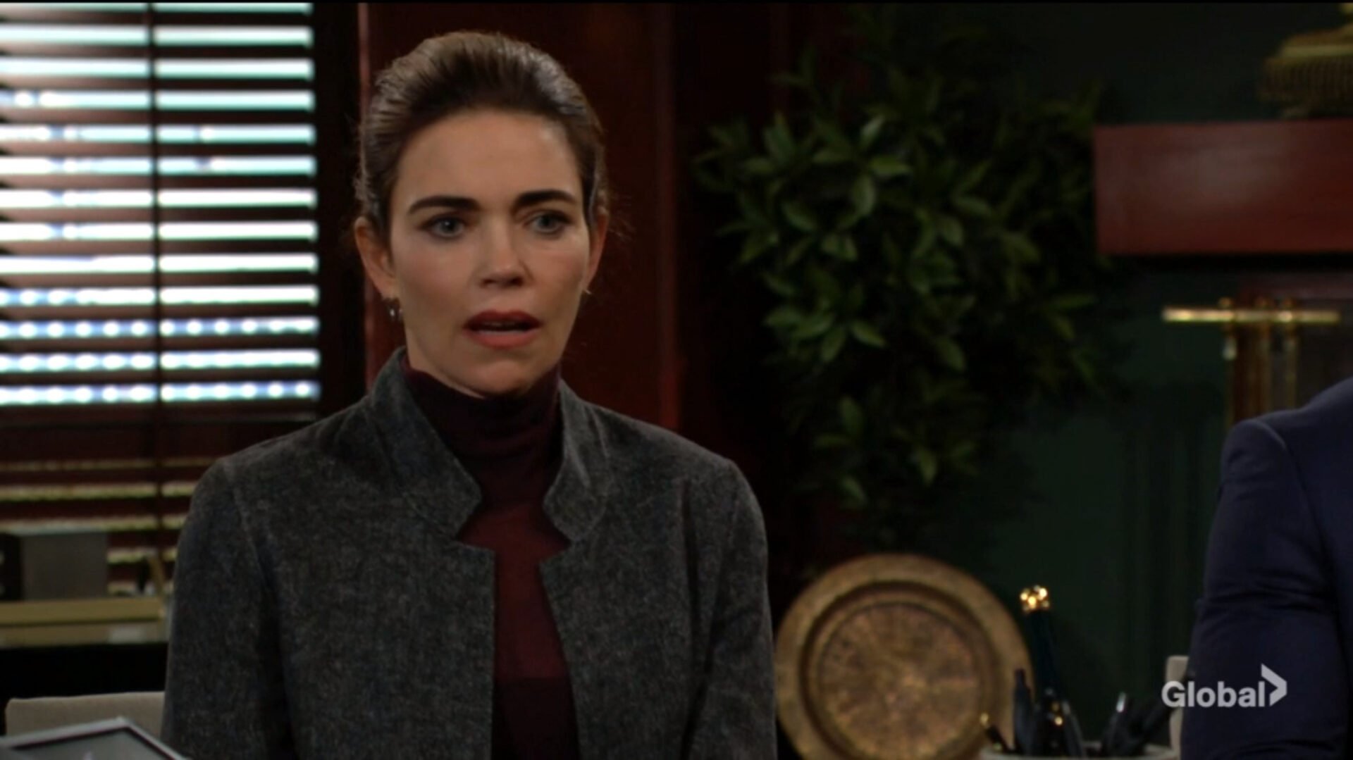 victoria newman in shock on Y&R